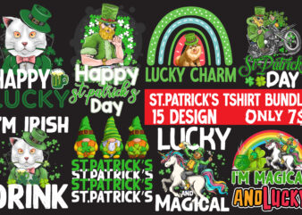St.Patricl’s Day T-Shirt Bundle, St.Patrick’s Day T-Shirt Design bundle, Happy St.Patrick’s Day SublimationBUndle , St.Patrick’s Day SVG Mega Bundle , ill be irish in a Few Beers T-Shirt Design, ill