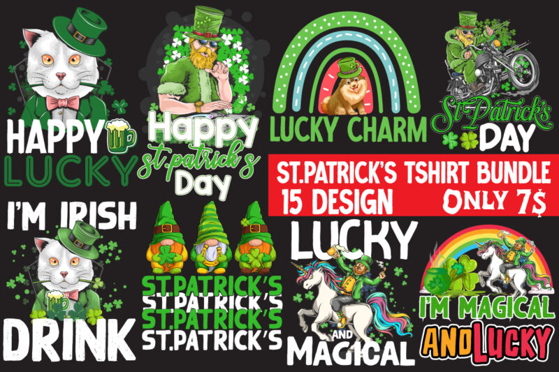 St.Patricl's Day T-Shirt Bundle, St.Patrick's Day T-Shirt Design bundle, Happy St.Patrick's Day SublimationBUndle , St.Patrick's Day SVG Mega Bundle , ill be irish in a Few Beers T-Shirt Design, ill