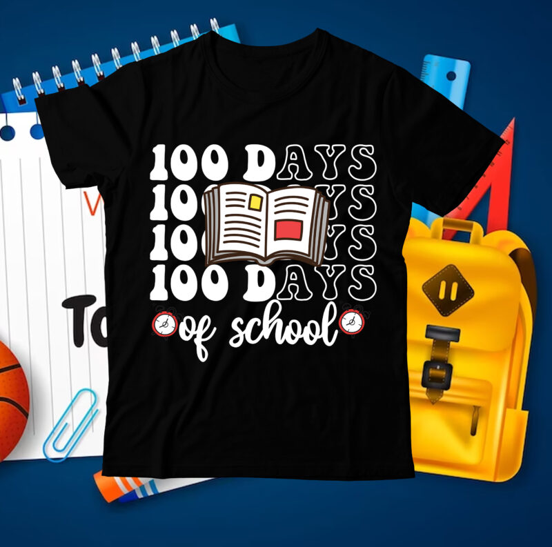 100 Days of School T-SHirt Design, 100 Days of School SVG Cut File , 100 Days of School svg, 100 Days of Making a Difference svg,Happy 100th Day of School