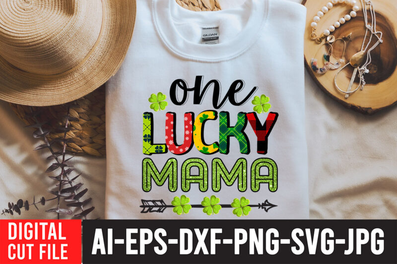 One Lucky Mama Sublimation PNG, St. Patrick's Day Png, Lucky Shamrock Png, Retro St. Patty's Day Png Design, Green Leopard, Retro Lucky Png, Clover Png, Sublimation Design ,Irish SVG, Irish