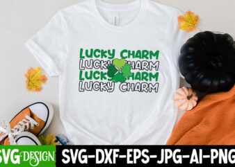 Lucky Charm T-Shirt Design, Lucky Charm SVG Cut File, ST .Patricks T-Shirt Design, ST .Patricks Sublimation Design, St.Patrick’s Day T-Shirt Design bundle, Happy St.Patrick’s Day SublimationBUndle , St.Patrick’s Day SVG