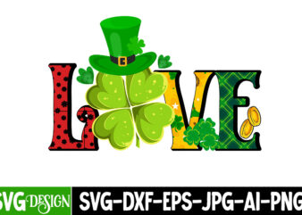 Love Sublimation PNG , Love SVG Cut File, St. Patrick’s Day Png, Lucky Shamrock Png, Retro St. Patty’s Day Png Design, Green Leopard, Retro Lucky Png, Clover Png, Sublimation Design