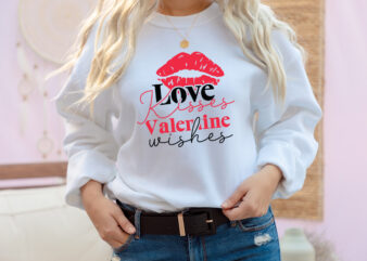 Love Kisses Valentine Wishes T-Shirt Design, Love Kisses Valentine Wishes SVG Cut File, LOVE Sublimation Design, LOVE Sublimation PNG , Retro Valentines SVG Bundle, Retro Valentine Designs svg, Valentine Shirts