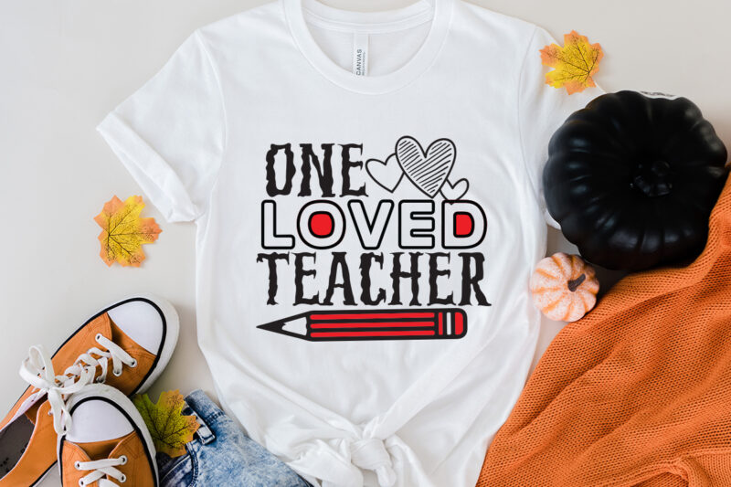 One Loved Teacher T-Shirt Design, One Loved Teacher SVG Cut File, LOVE Sublimation Design, LOVE Sublimation PNG , Retro Valentines SVG Bundle, Retro Valentine Designs svg, Valentine Shirts svg, Cute