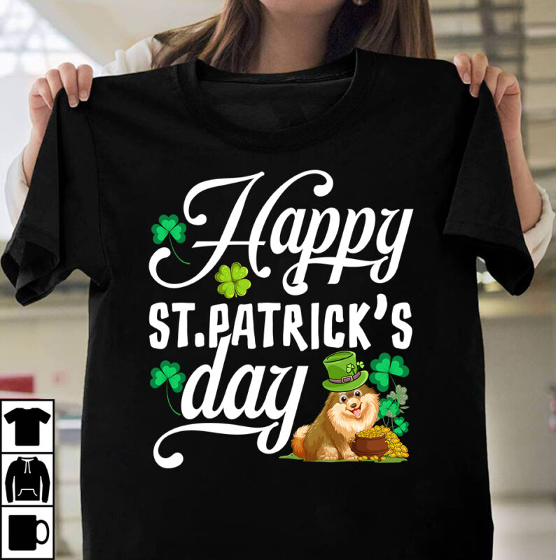 Happy St.Patrick's Day t-shirt Design,.studio files, 100 patrick day vector t-shirt designs bundle, Baby Mardi Gras number design SVG, buy patrick day t-shirt designs for commercial use, canva t shirt