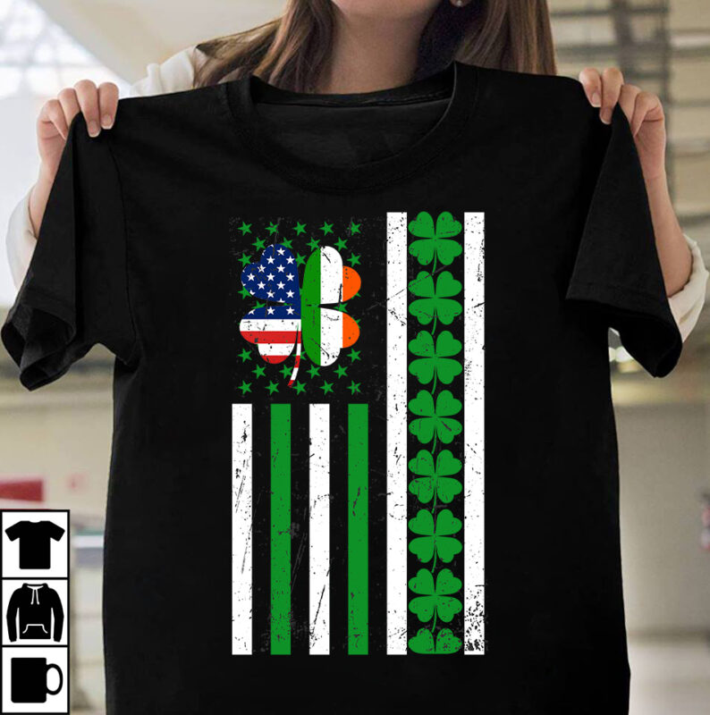 St.Patrick's Day T-shirt Design Bundle,.studio files, 100 patrick day vector t-shirt designs bundle, Baby Mardi Gras number design SVG, buy patrick day t-shirt designs for commercial use, canva t shirt