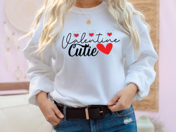 Valentine cutie t-shirt design, valentine cutie svg cut file, love sublimation design, love sublimation png , retro valentines svg bundle, retro valentine designs svg, valentine shirts svg, cute valentines svg,