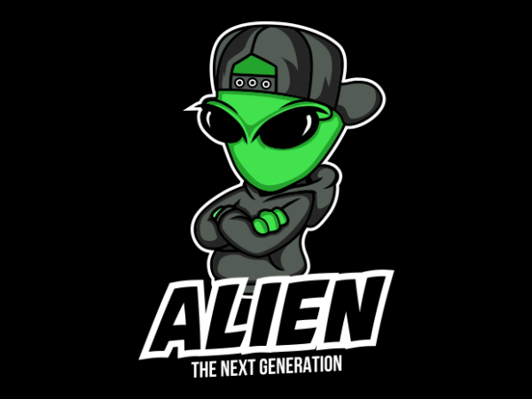 Alien the next generation t shirt vector