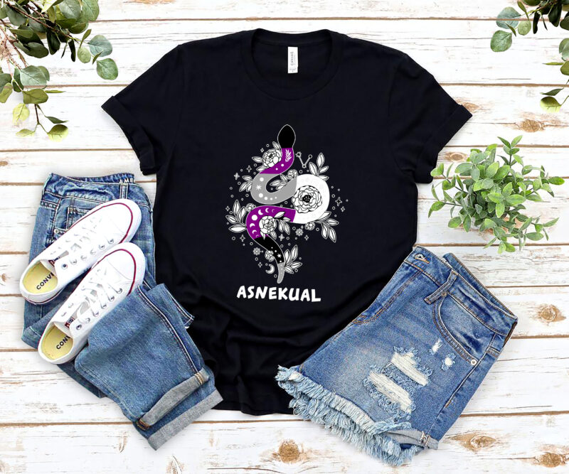Asnekual Funny Asexual Pride Snake Ace Asexual Pride Flag NL 0402
