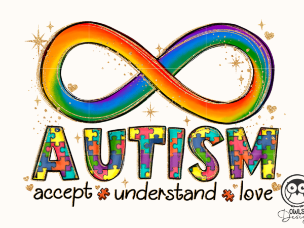 Autism accept understand love png t shirt vector