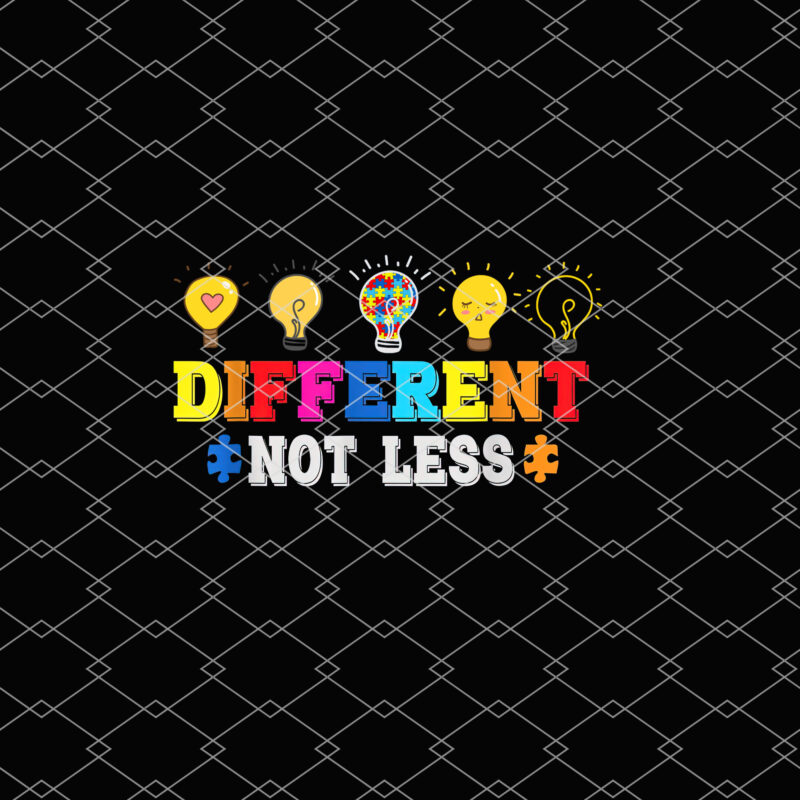 Autism Awareness Different Not Less Support Autism Autistic NL