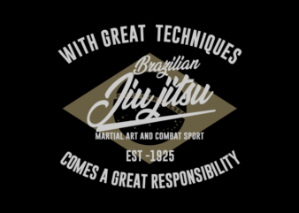 BRAZILIAN JIU JITSU BADGE