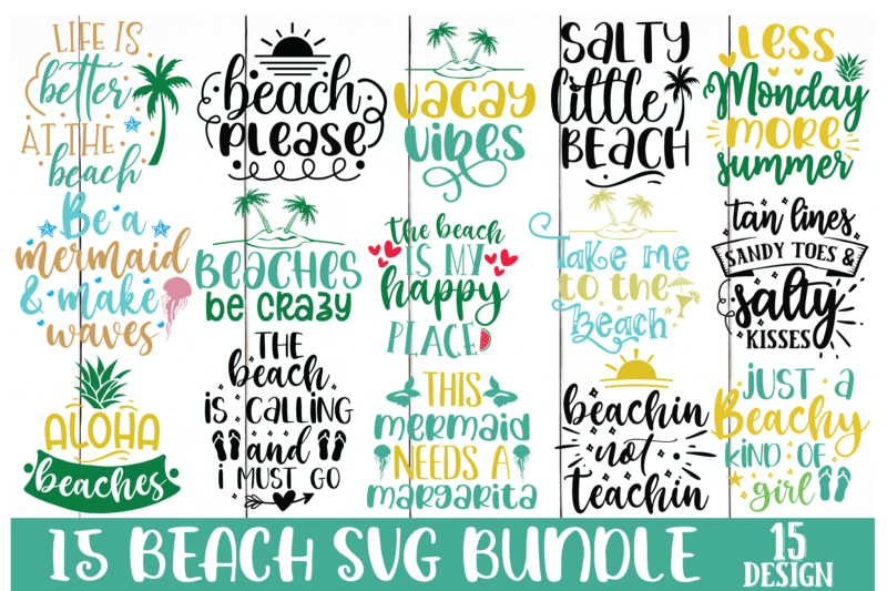 Beach SVG Bundle