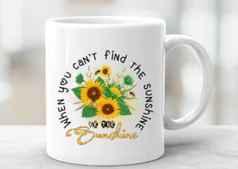 Bee the Sunshine Sublimation Design PNG File, Sunflowers an Bees Shirt Design, Digital Design, Sublimation Design, Sublimation Download PNG file PC