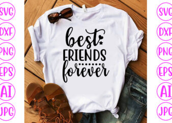 Best Friends Forever SVG Cut File