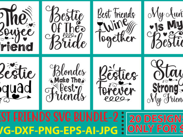 Best friends svg bundle t shirt template