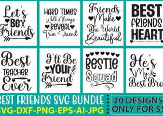 Best Friends SVG Bundle