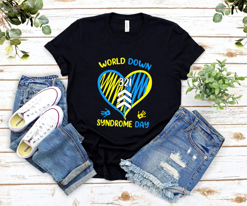 Blue Yellow Heart 21 World Down Syndrome Awareness Day 2023 NL 2801 2