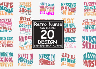 Retro Nurse SVG Bundle, Nurse Quotes SVG, Retro Nurse Design SVG, Nurse Stacked svg, Nurse Life, Stethoscope, Cut Files Cricut, Silhouette,Retro Nurse Svg Bundle, RN Svg, Stethoscope Svg, Healthcare Svg,