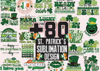 St. Patrick’s Day Sublimation design bundle, St Patrick’s Day Bundle,St Patrick’s Day SVG Bundle,Feelin Lucky PNG, Lucky Png, Lucky Vibes, Retro Smiley Face, Leopard Png, St Patrick’s Day Png, St.