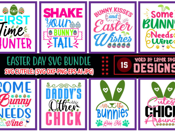 Easter svg bundle, easter svg, happy easter svg, easter bunny svg, retro easter designs svg, easter for kids, cut file cricut, silhouette, easter svg bundle, happy easter svg, easter bunny