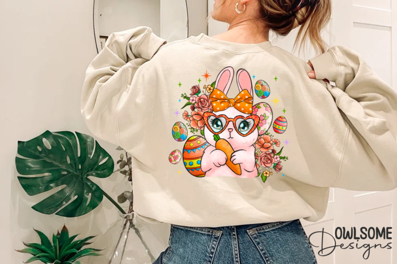 Bunny Easter Day PNG Sublimation
