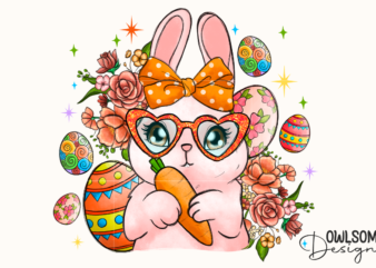 Bunny Easter Day PNG Sublimation