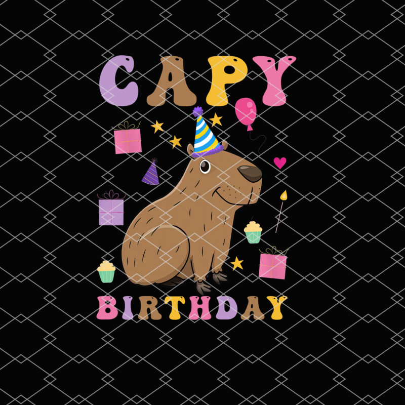 Capy Birthday Cappybara Capybara Lovers Funny Cavy Capy Birthday Kids Boys Girls NL 0202