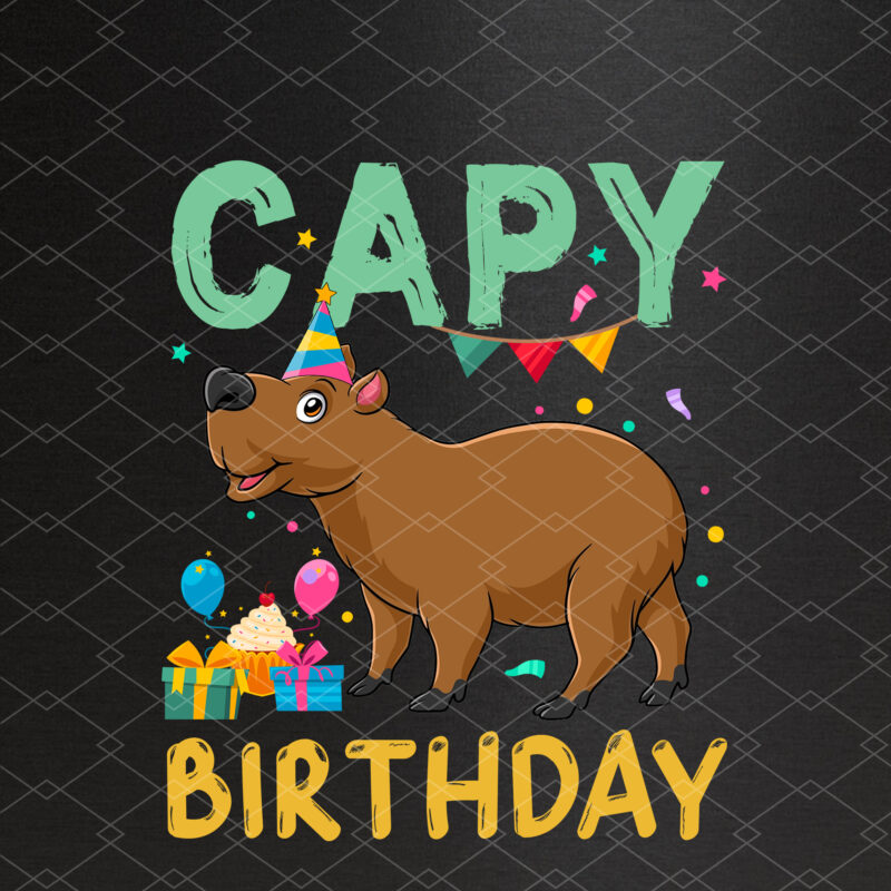 Capy Birthday Cappybara Capybara Lovers Funny Cavy Capy Birthday NC