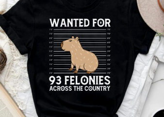 Capybara Mugshot Wanted For 93 Felonies Across The Country NC 0802