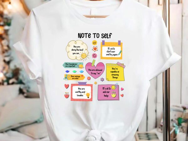 Counselor note to self mental health school psychologist nc 2502 t shirt vector file