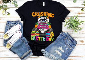Crushing Into Easter Day Boy_s Easter Egg Monster Truck Passover NL 2502