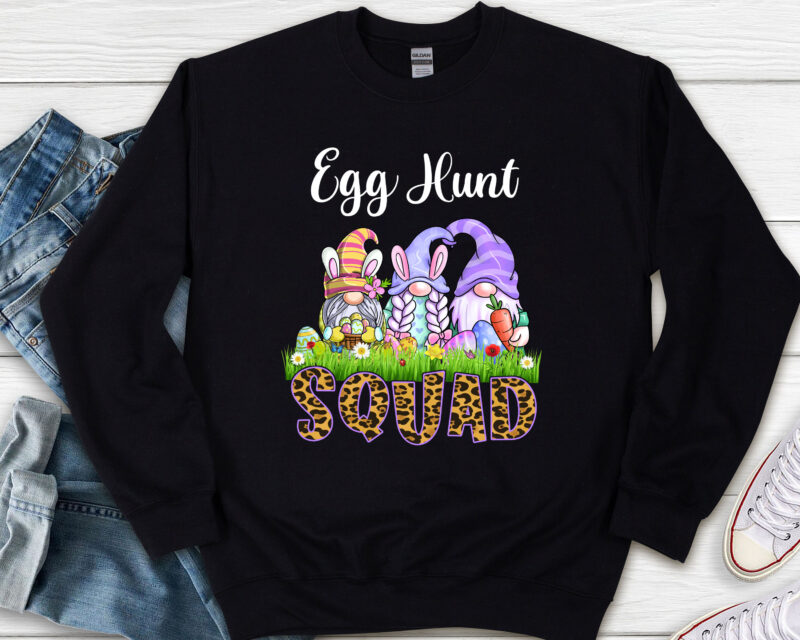 Egg Hunt Squad Gnomes Easter Day Bunny Gnomies Lovers NL 2302