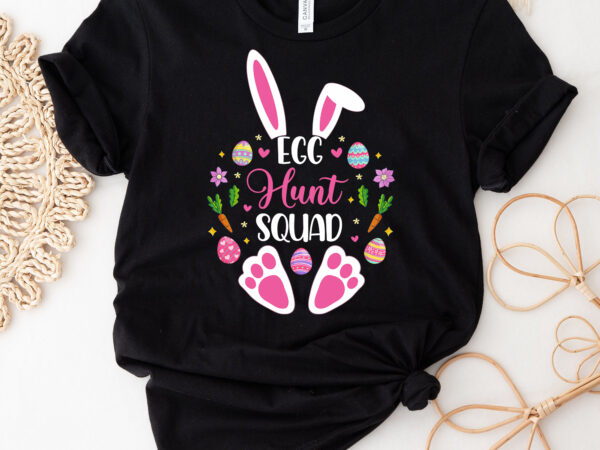Egg hunt squad hunting season funny easter day happy easter nc 2102 vector clipart
