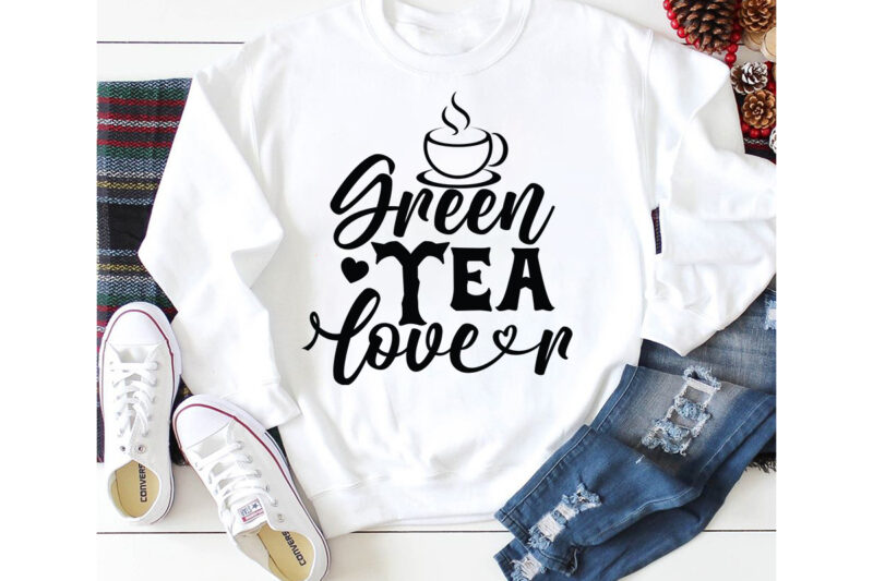 Green Tea Lover T-shirt Design,3d coffee cup 3d coffee cup svg 3d paper coffee cup 3d svg coffee cup akter beer can glass svg bundle best coffee best retro coffee