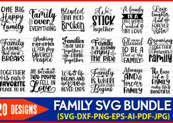 Family SVG T-shirt Design