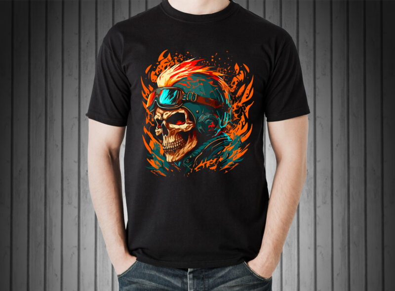 20 skull t-shirts design bundle