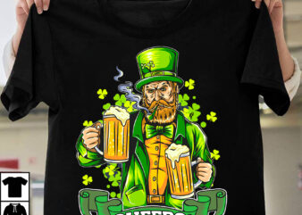 Cheers T-Shirt Design , Cheers SVG Cut File, St.Patrick’s Day 10 T-shirt design Bundle,st.patrick’s day,learn about st.patrick’s day,st.patrick’s day traditions,learn all about st.patrick’s day,a conversation about st.patrick’s day,st. patrick’s day,st.