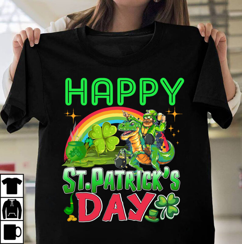 Happy St.patrick's Day T-shirt design,.studio files, 100 patrick day vector t-shirt designs bundle, amsterdam st.patricks day, art tricks, Baby Mardi Gras number design SVG, buy patrick day t-shirt designs for