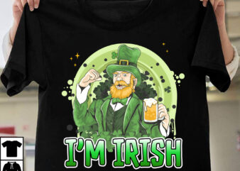 I’m Irish T-shirt Design,.studio files, 100 patrick day vector t-shirt designs bundle, amsterdam st.patricks day, art tricks, Baby Mardi Gras number design SVG, buy patrick day t-shirt designs for commercial