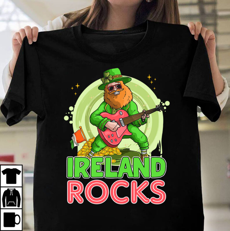 ireland rocks T-shirt design,.studio files, 100 patrick day vector t-shirt designs bundle, amsterdam st.patricks day, art tricks, Baby Mardi Gras number design SVG, buy patrick day t-shirt designs for commercial