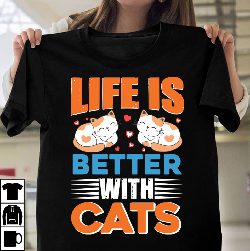 Cat T-shirt Design Bundle,This is a digital item and no physical item will be sent. Word By Layer Cut File. DIGITAL DOWNLOAD ONLY. With this INSTANT DOWNLOAD you will receive