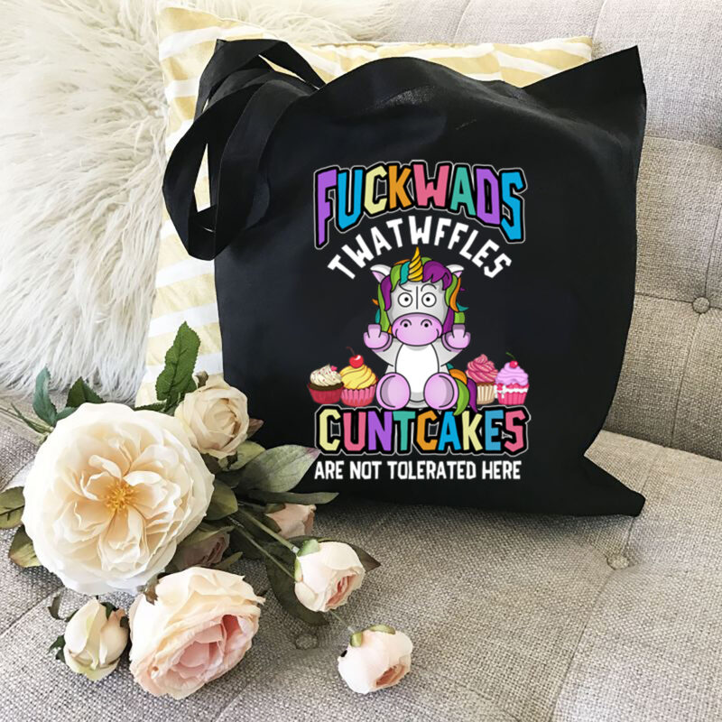 Fuckwads Twatwaffles Cuntcakes Are Not Tolerated Here Coffee Mug, Funny Unicorn Coffee Mug PL