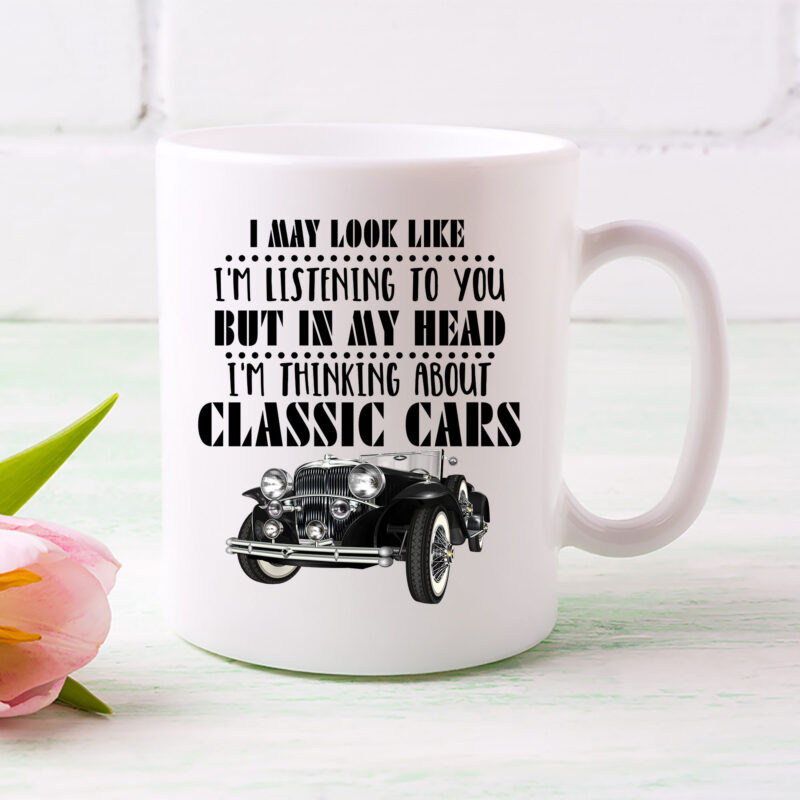 Things I Do in My Spare Time Ceramic Coffee Mug, Funny Car Mug, Car Guy  Gift, Car Lovers, Muscle Cars, Gift for Husband, Dad 