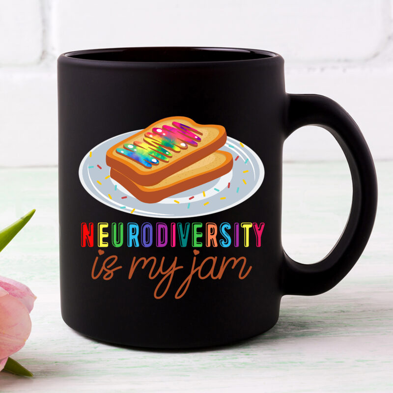 Funny Neurodiversity is My Jam PNG, T-Shirt Design Files, Autism Adhd Neurodivergent Digital Download NC 1502