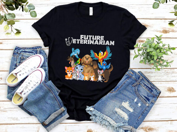 Future dogtor funny dog doctor veterinarian pets dog lovers nl 0902 t shirt graphic design