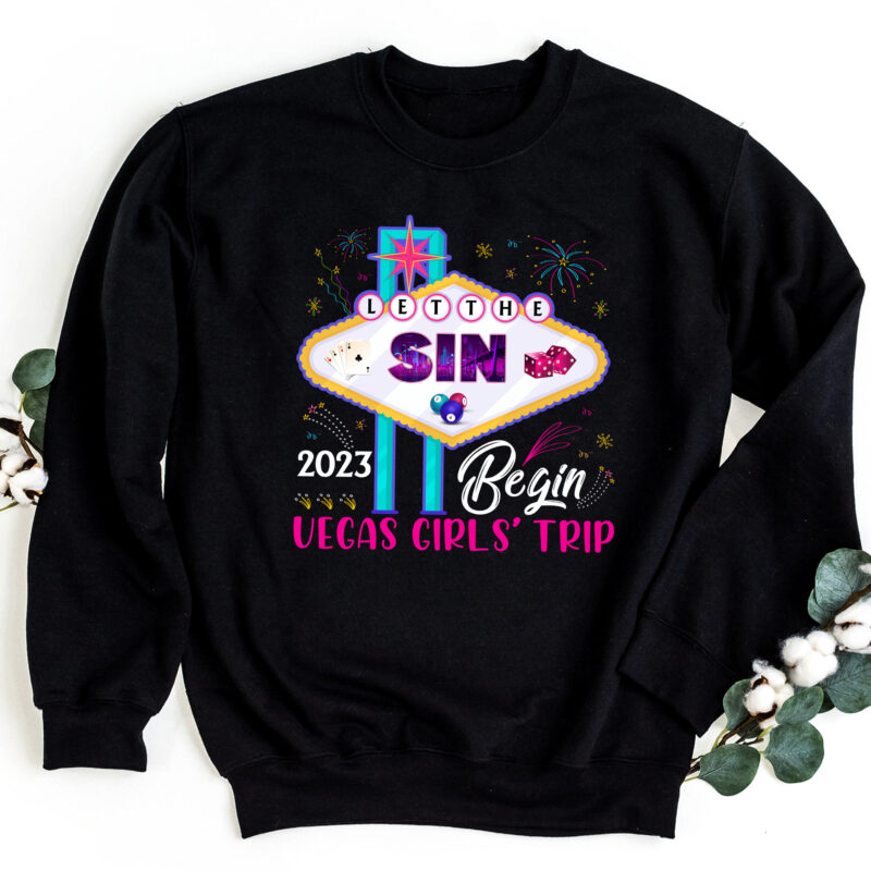 Girls Trip Vegas – Las Vegas 2023 – Vegas Girls Trip 2023 T-Shirt Design PNG file PC