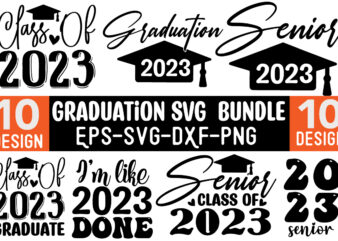 Graduation SVG Bundle t shirt design template