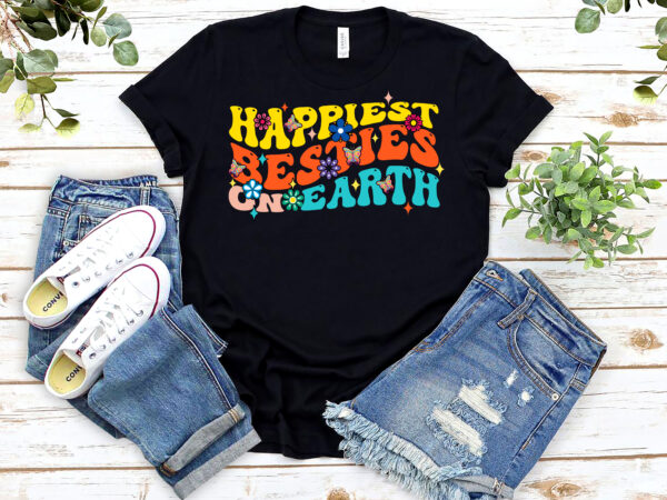 Happiest besties on earth cute custom park for best friends nl 2002 graphic t shirt