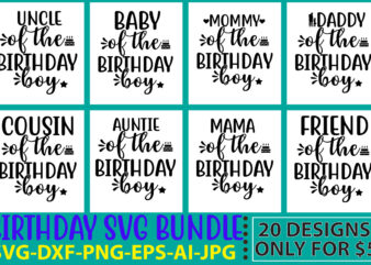 Birthday SVG Bundle